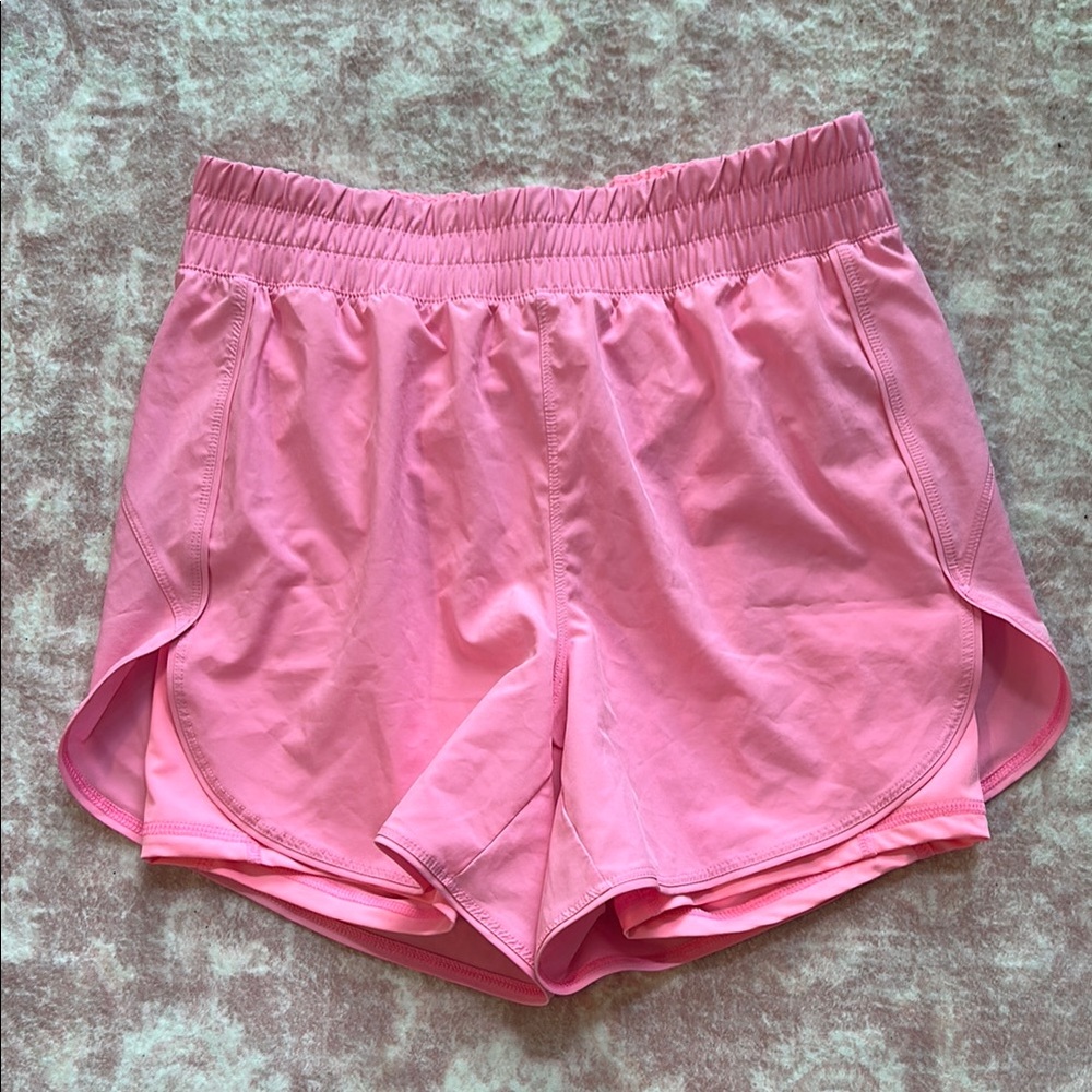 💚 Avia Women's Butter Soft Hot Pink Athletic Shorts Medium